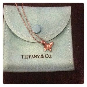Tiffany and co. Butterfly necklace